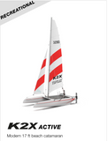 Topkat K2X Active 17ft Catamaran For Sale Blue Ocean Sports
