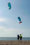 Group view of premium Naish equipment used in Dubai kitesurf lessons