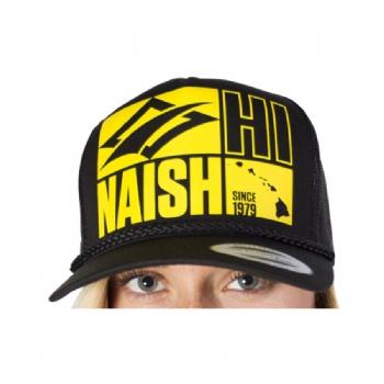 Naish Black Trucker Hat Mk 1 - Soft Tech - Naish - KiteSurfSUPUAE