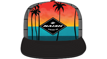 Naish Palm Sunset Trucker Cap-Digital Print